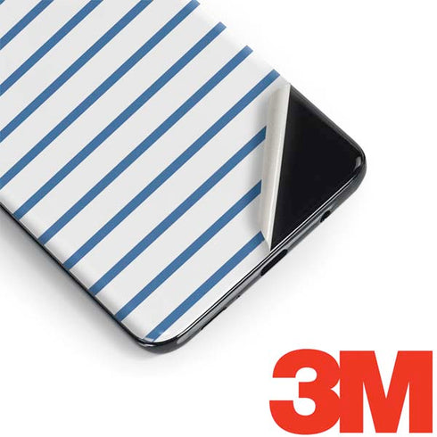 Blue and White Stripes Galaxy S9 Skin